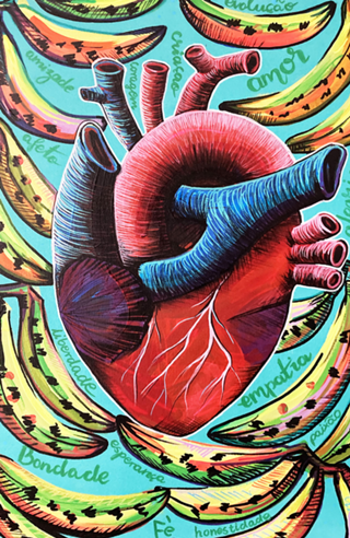 Heart banana1