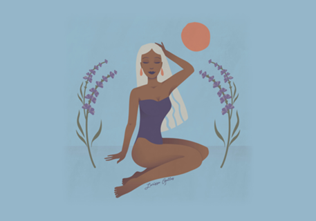 Mulher Lavanda
