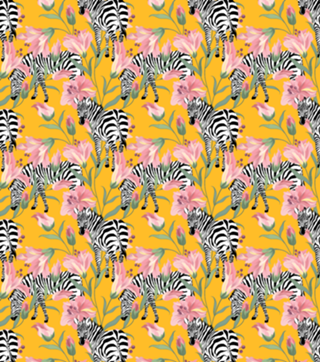 Striped For Life | Zebra Mango Forest | Modern