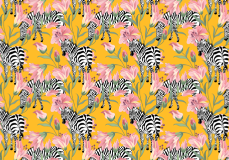 Striped For Life | Zebra Mango Forest | Modern