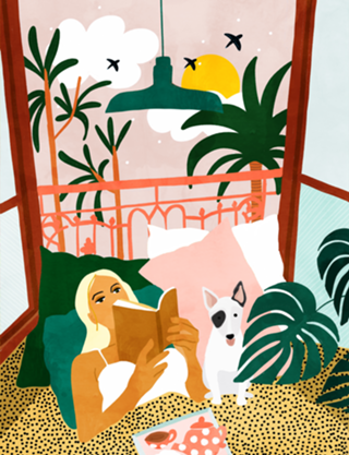 Pet Pals, Animals Lovers Illustration, Travel