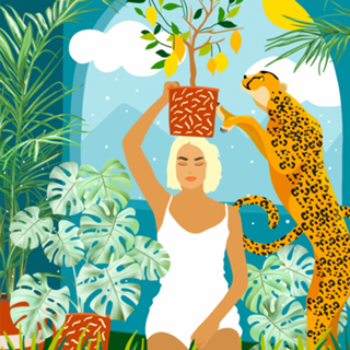 Bring The Jungle Home Illustration