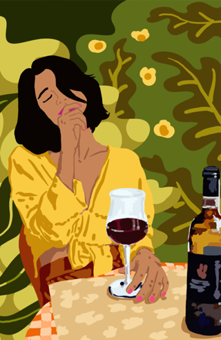 Wine is the answer.What was the question?