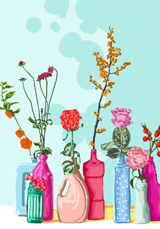 Flower Pots Meadow