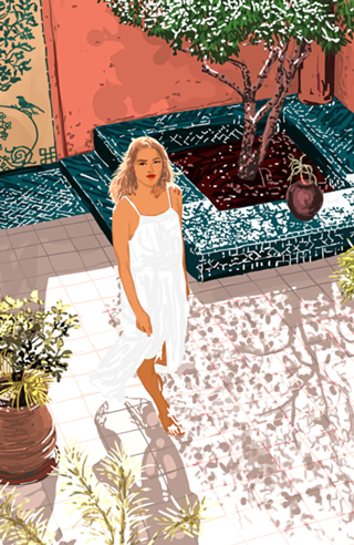 Soaking up the Sun | Bohemian woman Palace
