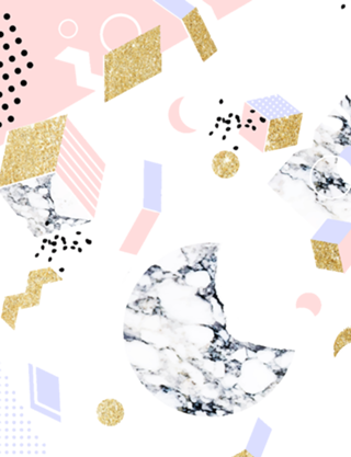 Marble Moon Abstraction
