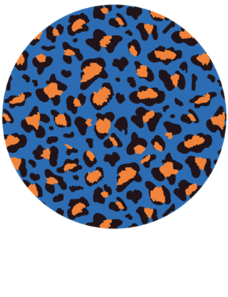 Leopard blue