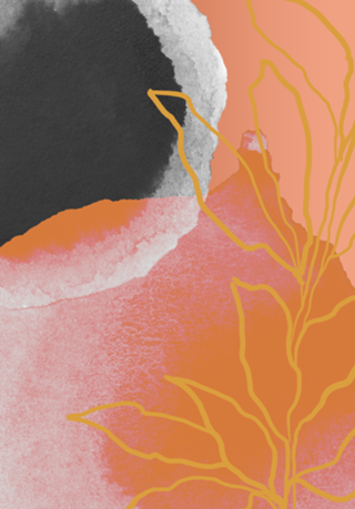 Mid Century Shapes and Nature I