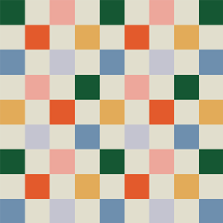 Checkerboard pattern RAINBOW