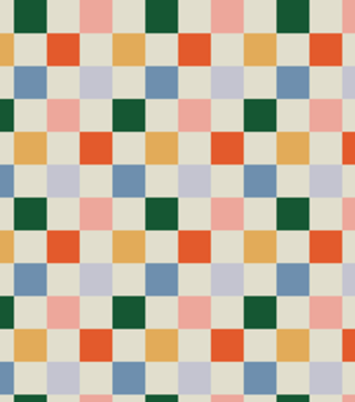 Checkerboard pattern RAINBOW