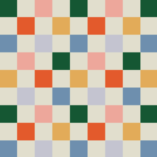 Checkerboard pattern RAINBOW