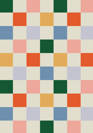 Checkerboard pattern RAINBOW