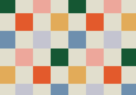 Checkerboard pattern RAINBOW