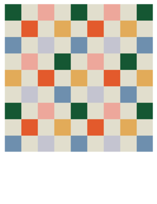 Checkerboard pattern RAINBOW