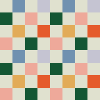 Checkerboard pattern RAINBOW