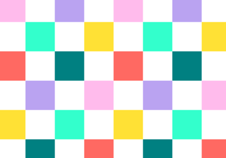 Checkerboard pattern RAINBOW 2