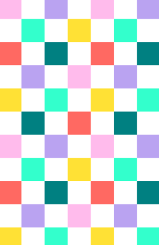 Checkerboard pattern RAINBOW 2