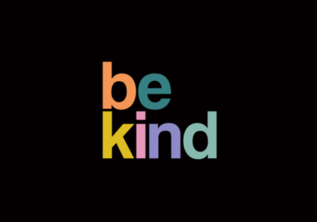 Be kind sorbet colors black background