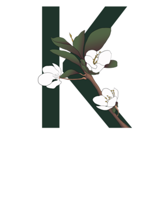 Monograma Floral K