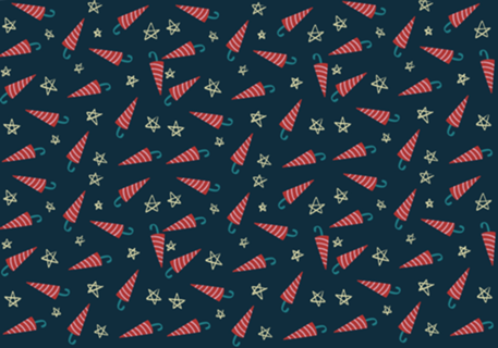 Guarda chuvinha de natal