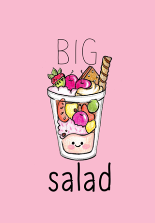 Cute Food - Big Salad
