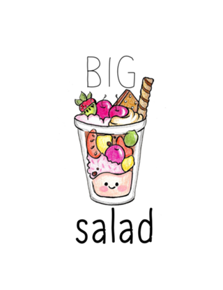 Cute Food - Big Salad