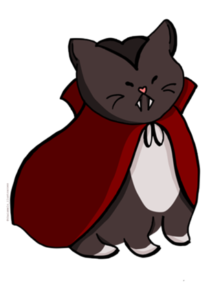 Gatinhos Fofos - Drácula