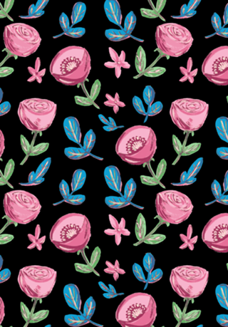 Flores em Guache