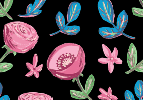 Flores em Guache