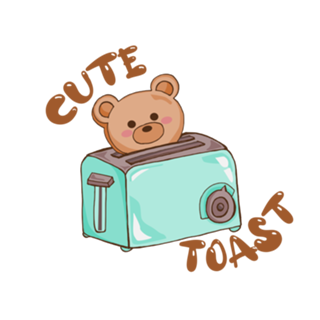 Cute Toast
