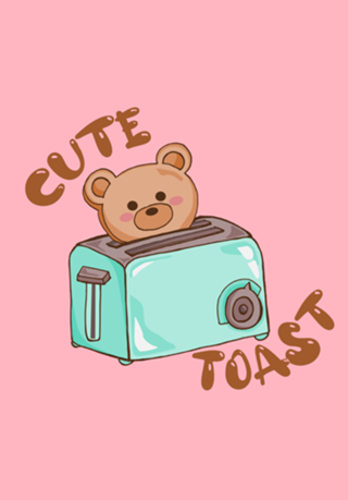 Cute Toast
