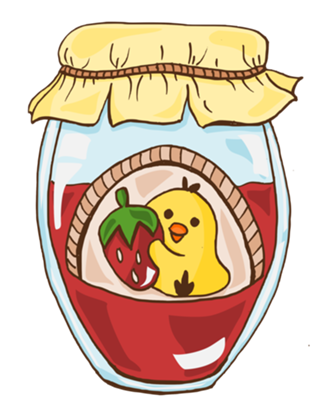 Cute Geléia de Morango