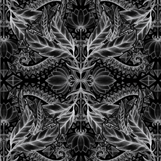 Floral 1101 Black