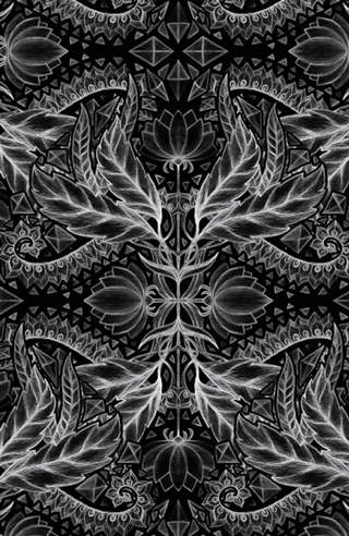 Floral 1101 Black