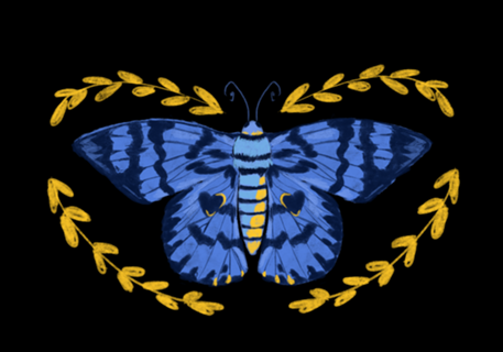 Blue Moth