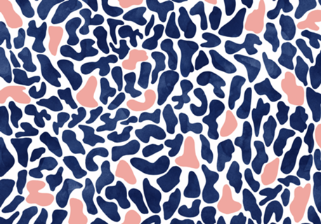 Simple shapes animal print