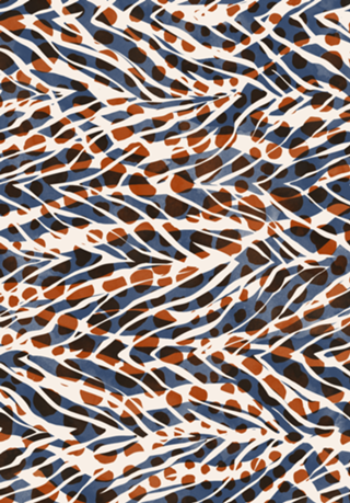 Modern vintage animal print G