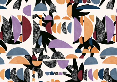 Modern abstract shapes 074