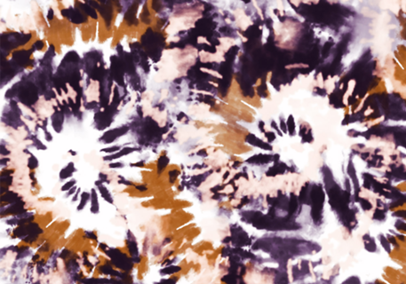 Modern spiral tie dye 9U