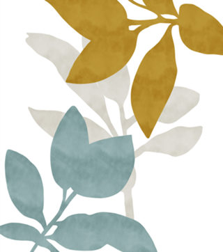 Simple paint leaves S