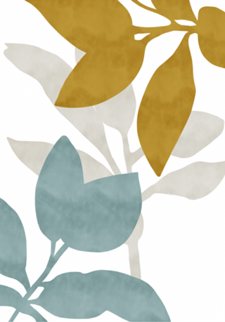 Simple paint leaves S