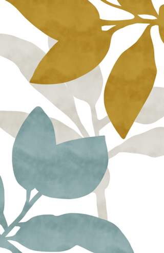 Simple paint leaves S
