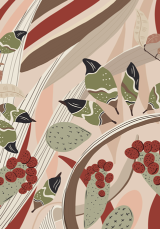 Abstract bohemian nature C