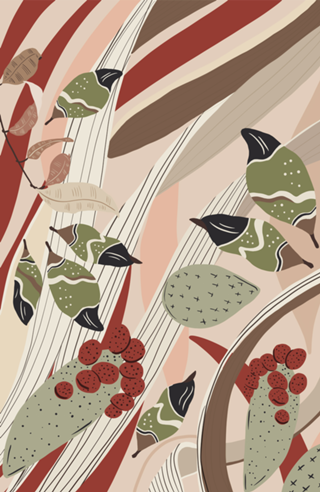 Abstract bohemian nature C