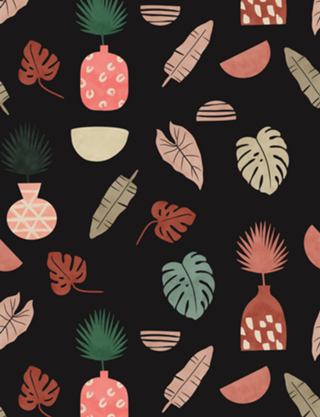 Simple nature in vases 2