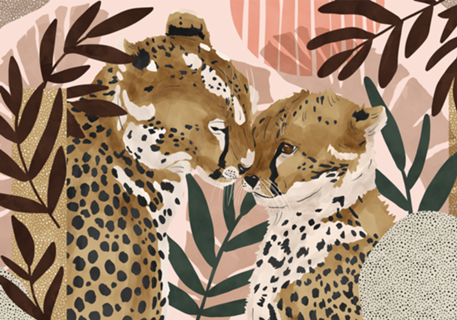 Cheetahs in love