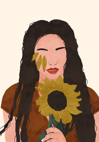 Sunflowers tears II