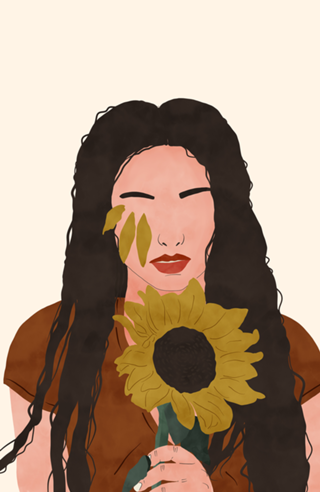 Sunflowers tears II