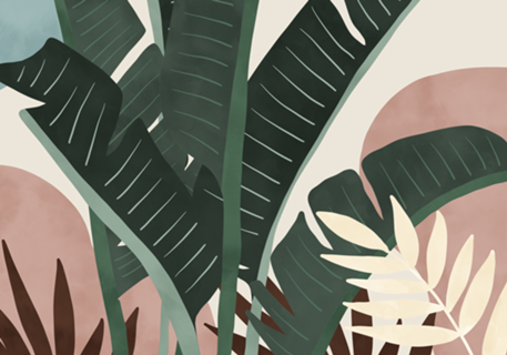Modern jungle shapes