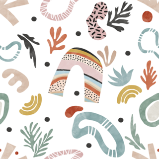 Abstract marine shapes FG